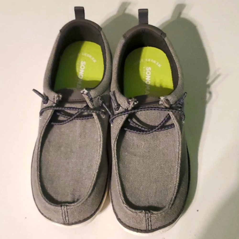 New Sonoma boy's 2 grey slip on shoes